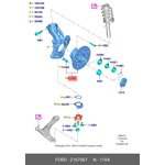 2167067, Ступица переднего колеса