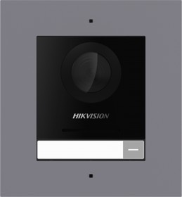 Фото 1/2 Видеопанель Hikvision DS-KD8003-IME1(B)/Flush, врезной, черный