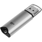 Флешка USB Silicon Power Marvel M02 32ГБ, USB3.0, серебристый [sp032gbuf3m02v1s]