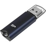 Флешка USB Silicon Power Marvel M02 64ГБ, USB3.0, синий [sp064gbuf3m02v1b]