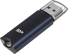 Фото 1/5 Флешка USB Silicon Power Marvel M02 64ГБ, USB3.0, синий [sp064gbuf3m02v1b]