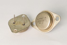 Фото 1/2 Транзистор 2SB228, тип PNP, 12 Вт, корпус TO-3 ,HITACHI