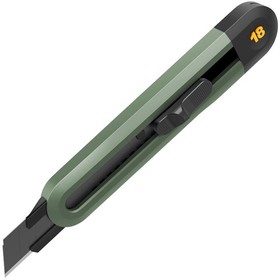 Фото 1/7 Нож Deli Технический нож "Home Series Green" Deli HT4018L ширина лезвия 18мм, эксклюзивный дизайн, корпус из высококачественного