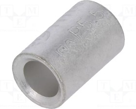 P 5.5, Втулка соединительная, 2,63-6,64мм2, обжим, на провод, 12-10AWG