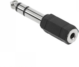 PL1063, Переходник Jack 6.3 mm вилка - Jack 3.5 mm розетка, аудио-стерео (PL1063)