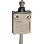 D4C-4232, Roller Plunger Limit Switch, NO/NC, IP67, SPDT, 125V ac Max, 100mA Max