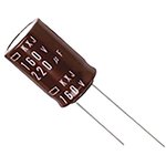 100μF Aluminium Electrolytic Capacitor 160V dc, Radial ...