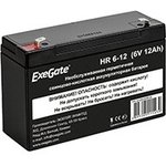 Exegate EX282955RUS Аккумуляторная батарея HR 6-12 (6V 12Ah, клеммы F1)