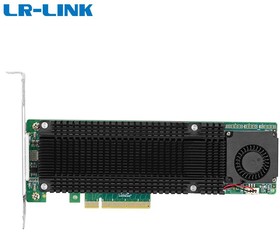 Контроллер LR-Link M.2 NVMe RAID Adapter PCIe 3.0 x8, 2 x M.2 NVMe Ports, RAID 0, 1 supported