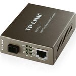 Сетевое оборудование TP-Link MC111CS, Медиаконвертер 10/100 Мбит/с RJ45 - 100 Мбит/с разъём SC (одномодовый), полнодуплексный, Tx:1550нм, Rx