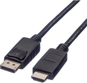 11.04.5780, Video Cable, DisplayPort Plug - HDMI Plug, 1920 x 1080, 1m