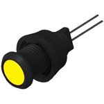 357-511-04-40, LED Indicator, Flying Lead, Fixed, Yellow, DC, 2V