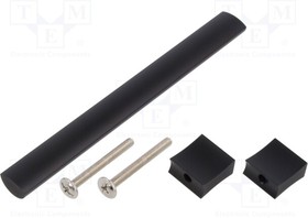 UA-B0-311128-20M, Handle; aluminium; matt black; H: 30.5mm; L: 148mm; W: 15.5mm