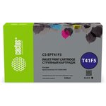 Картридж струйный Cactus CS-EPT41F5 T41F5 черный пигментный (350мл) для Epson ...