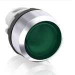 Кнопка MP1-21G зеленая (только корпус) с подсветкой без фиксации
