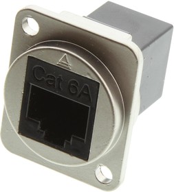 Фото 1/2 EHRJ45D6A, ADAPTER, RJ45 JACK-JACK, 8P8C, CAT6A