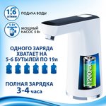 Помпа для воды электрическая SONNEN EWD162WB, 1,6 л/мин, 2 режима, АККУМУЛЯТОР ...