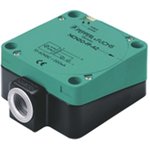 NCB40-FP-W-P4, Inductive Block-Style Proximity Sensor, 40 mm Detection ...