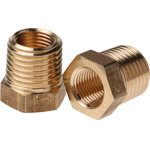 0163 13 10, Brass Pipe Fitting, Straight Threaded Reducer ...