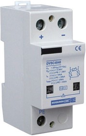 Фото 1/2 DVSC2440, DVS Surge Suppressor Unit 40 V ac, 56 V dc Maximum Voltage Rating 40kA Maximum Surge Current Type 1