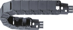 Фото 1/2 14.2.125.0, 14, e-chain Black Cable Chain - Flexible Slot, W36 mm x D25mm, L1m, 125 mm Min. Bend Radius, Igumid NB
