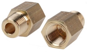 Фото 1/2 0167 13 14, Straight Threaded Adaptor, R 1/4 Male to NPT 1/4 Female, Threaded Connection Style