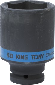643548M, KING TONY Головка торцевая ударная глубокая шестигранная 3/4", 48 мм
