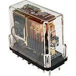 219DXB103, Industrial Relay - 4 Pole NO & 2 Pole-NC - 10A - 125VDC Coil - Clear ...