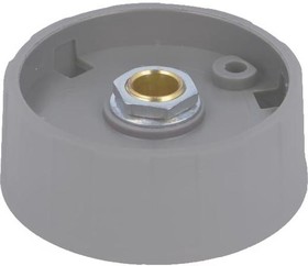 Фото 1/2 Rotary knob, 6 mm, plastic, gray, Ø 40 mm, H 15 mm, A2540068