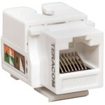 TRP-KSTN-90D-5EUTP-WH, Keystone TERACOM PRO Cat module.5E RJ-45 Unshielded 110 ...
