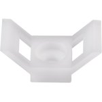 07-2104, Screed mounting platform 29x15x5 mm, white (100 pcs/pack)