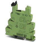 2967772, PLC-BSC 1 Pin 24V ac/dc DIN Rail Relay Socket, for use with PLC Series