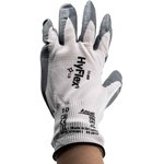 11800100, HyFlex 11-800 White Nylon Mechanic Work Gloves, Size 10, XL ...
