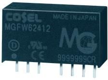 MGFW62415, Isolated DC/DC Converters - Through Hole 6W 9-36Vin +/-15V or 30Vout 0.2A SIP8