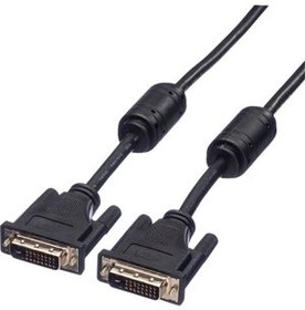 11.04.5521, Video Cable, DVI-D 24 + 1-Pin Male - DVI-D 24 + 1-Pin Male, 1m