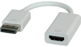 12.03.3134, Video Cable, DisplayPort Plug - HDMI Socket, 1920 x 1200, 150mm