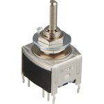 MRB12B, Rotary Switch, Poles %3D 1, Positions %3D 2, 90°, Panel Mount