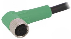 Фото 1/2 SAC-4P- 1,5-PVC/M 8FR, Соединительный кабель, M8, PIN: 4, угловой, 1,5м, вилка, 30ВAC, 4А
