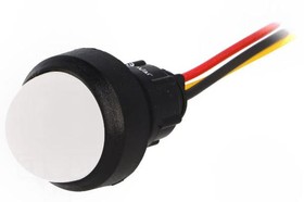 Фото 1/2 LRY-D20-230ACWK, Индикат.лампа: LED, выпуклый, 230ВAC, Отв: d13мм, IP40, пластик
