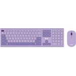 Комплект (клавиатура+мышь) Acer OCC205, USB, беспроводной, фиолетовый [zl.accee.00d]