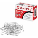 Скрепки , 28 мм, оцинкованные, 100 шт., в картонной коробке, 227583