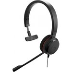 4993-823-109, Evolve 20 Black Wired USB A On Ear Headset