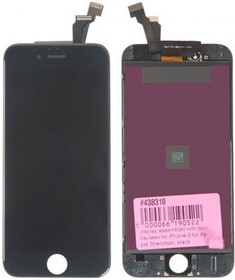 (iPhone 6) дисплей в сборе с тачскрином для Apple iPhone 6, черный (copy lcd)