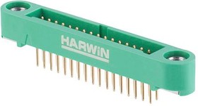 Фото 1/2 G125-MV13405M1P, Pin Header, Black / Green, Wire-to-Board, 1.25 мм, 2 ряд(-ов), 34 контакт(-ов), Сквозное Отверстие