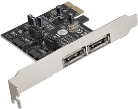 Фото 1/10 Exegate EX283707RUS Контроллер EXE-501 PCI-E 2.0, SATA3 6Gb/s, 2 int+2 ext (OEM)