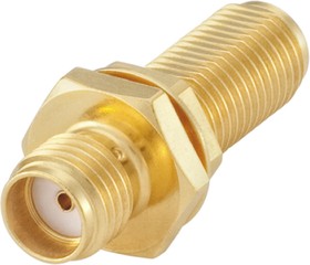32K601-K00L5, RF Adapters - In Series SMA Jack to SMA Jack Straight Adapter