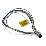 1200845096, Straight Male 8 way M12 to Unterminated Sensor Actuator Cable, 300mm
