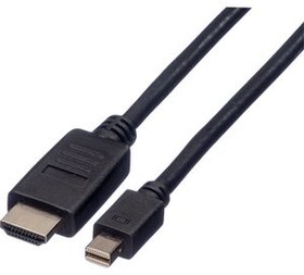 11.04.5793, Video Cable, Mini DisplayPort Plug - HDMI Plug, 1920 x 1080, 4.5m
