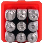 3mm x 9 Piece Engraving Number Punch Set, (0 → 8)