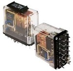 219BBXP-24VAC, Electromechanical Relay 24VAC 15.5Ohm 10A DPST-NO/DPDT (64.1x36.8x83.7)mm Plug-In General Purpose Relay